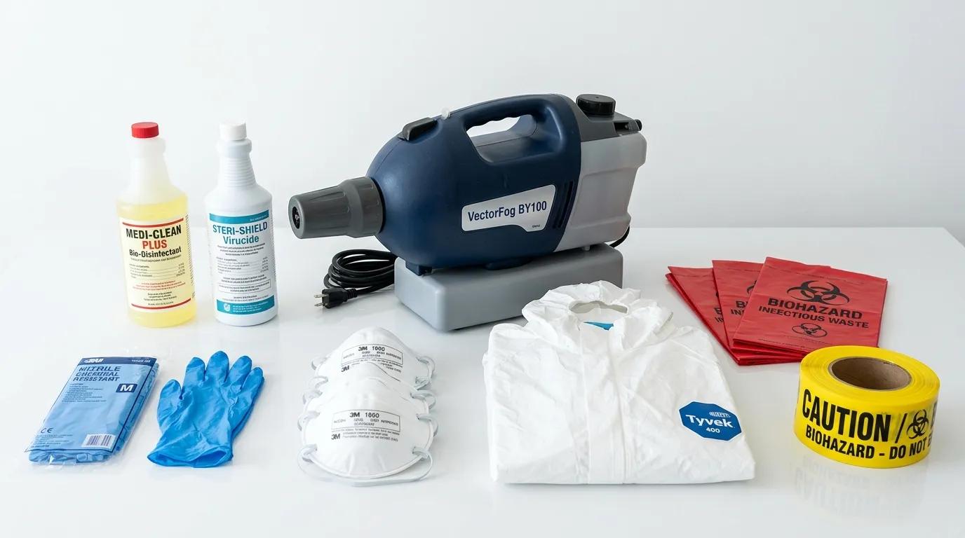 Professional biohazard remediation crew working in Phoenixville